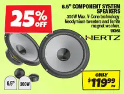 Autobarn 6.5" Component System Speakers Hertz offer