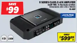 Autobarn Alpine R Series Class D 4CH Amplifier offer