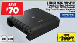 Autobarn Alpine S Series Mono Amplifier offer