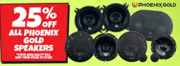 Autobarn Phoenix Gold Speakers offer
