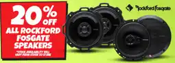 Autobarn Rockford Fosgate speakers offer