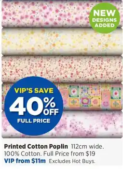 Spotlight Printed Cotton Poplin offer