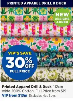 Spotlight Printed Apparel Drill & Duck offer