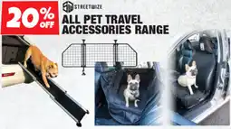 Autobarn Streetwize All Pet Travel Accessories Range offer