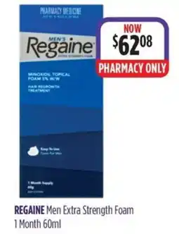 Wizard Pharmacy Regaine Men Extra Strength Foam offer