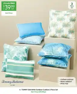 Harris Scarfe Tommy Bahama Outdoor Cushion 2 Piece Set offer
