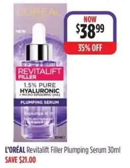 Wizard Pharmacy L'ORÉAL Revitalift Filler Plumping Serum offer
