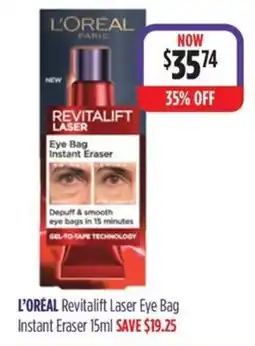 Wizard Pharmacy L'ORÉAL Revitalift Laser Eye Bag Instant Eraser offer