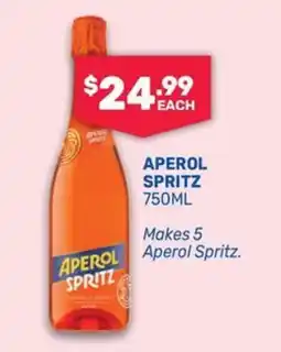 Bottlemart Aperol Spritz offer