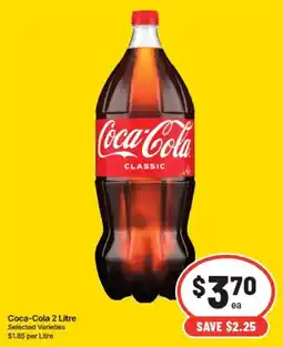 IGA Coca-Cola 2 Litre offer