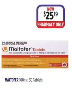 Wizard Pharmacy Maltofer Tablets offer