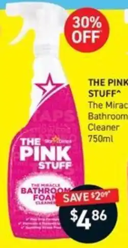 Chemist King The Pink Stuff The Miracle Bathroom Foam Cleaner offer