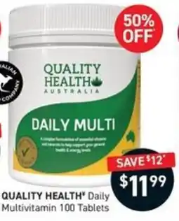 Chemist King Quality Health Daily Multivitamin offer