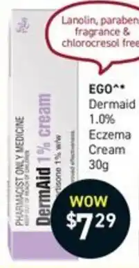 Chemist King DermAid 1% cream offer