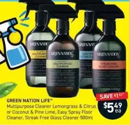 Chemist King Green Nation Life Multipurpose Cleaner offer