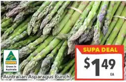 Supa Valu Australian Asparagus Bunch offer
