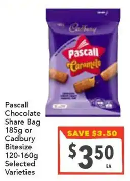 Supa Valu Pascall Chocolate Share Bag offer