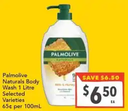 Supa Valu Palmolive Naturals Body Wash offer