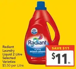 Supa Valu Radiant Laundry Liquid offer