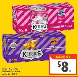 Supa Valu Kirks Selected Varieties offer