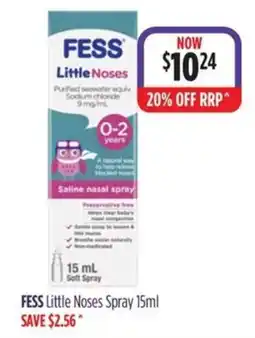 Wizard Pharmacy FESS Little Noses Spray offer