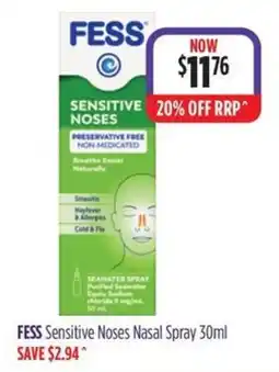 Wizard Pharmacy FESS Sensitive Noses Nasal Spray offer