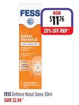 Wizard Pharmacy FESS Defence Nasal Spray offer