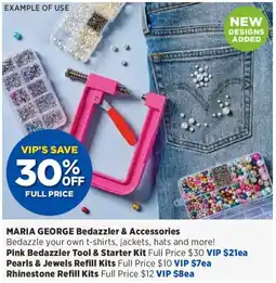 Spotlight MARIA GEORGE Bedazzler & Accessories offer