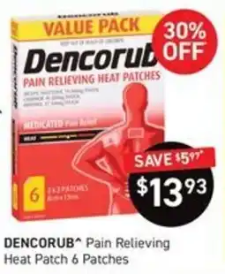 Chemist King Dencorub Pain Relieving Heat Patch offer