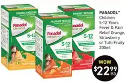 Chemist King Panadol Children offer