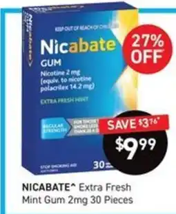 Chemist King Nicabate Gum offer