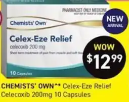 Chemist King Chemists' Own Celex-Eze Relief offer