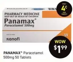 Chemist King Panamax Paracetamol offer
