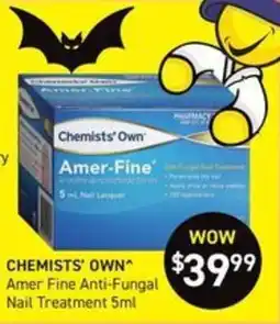 Chemist King Chemists' Own Amer-Fine Anti-Fungal Nail Treatment offer