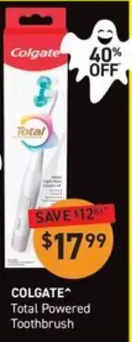 Chemist King Colgate Total Powered Toothbrush offer