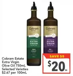 Supa Valu Cobram Estate Extra Virgin Olive Oil offer