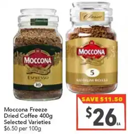 Supa Valu Moccona Freeze Dried Coffee offer