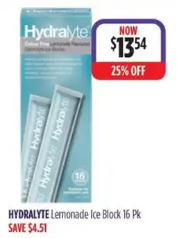 Wizard Pharmacy Hydralyte Lemonade Ice Block offer