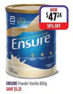 Wizard Pharmacy Ensure Powder Vanilla offer