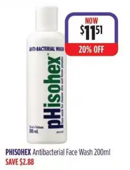 Wizard Pharmacy Phisohex Antibacterial Face Wash offer