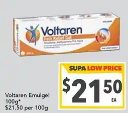 Supa Valu Voltaren Emulgel offer