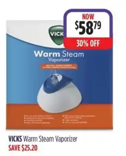 Wizard Pharmacy Vicks Warm Steam Vaporizer offer