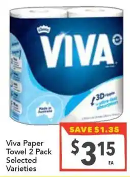 Supa Valu Viva Paper Towel offer