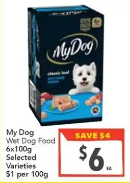 Supa Valu My Dog Wet Dog Food offer