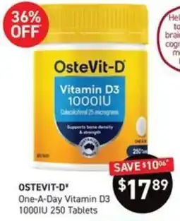 Chemist King Ostevit-d One-A-Day Vitamin D3 offer