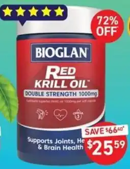 Chemist King Bioglan Red Krill Oil offer