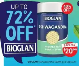 Chemist King Bioglan Ashwagandha offer