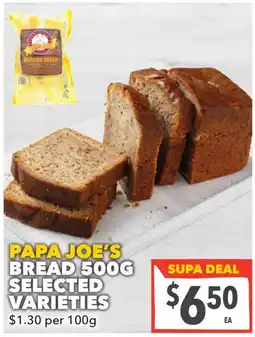 Supa Valu Papa Joe's Bread offer