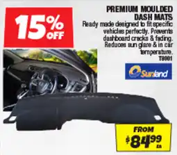 Autobarn Sunland Premium Moulded Dash Mats offer