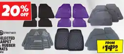 Autobarn Streetwise Selected Carpet & Rubber Mats offer